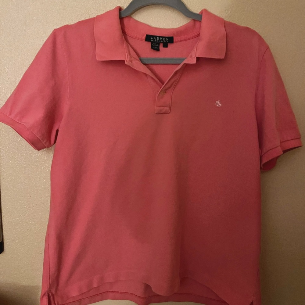Lauren By Ralph Lauren Men's Collared Shirt  Large